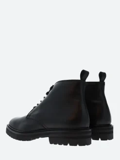 Officine Creative - Joss 001 Lace Up Boots in Nero Buttero