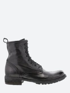 Officine Creative - Legrand 201 Lace-Up Boots in Nero Ignis