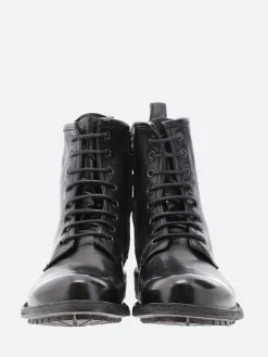 Officine Creative - Legrand 201 Lace-Up Boots in Nero Ignis