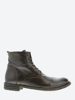 Officine Creative - Lexikon 021 Lace Up Ankle Boots in Ebano Ignis