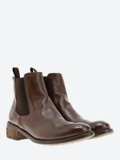 Officine Creative - Lison 029 Chelsea Boots in Cigar Ignis
