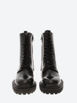Officine Creative - Provence 027 Combat Boots in Nero Mountain