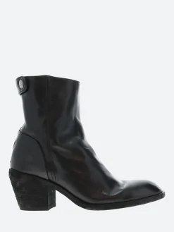Officine Creative - Sydne 003 Zip Boots in Nero Ignis