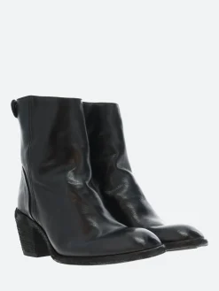 Officine Creative - Sydne 003 Zip Boots in Nero Ignis