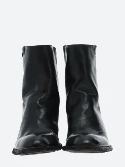 Officine Creative - Sydne 003 Zip Boots in Nero Ignis
