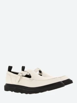 Officine Creative - Ulla 003 Mary-Jane Shoe in Bianco Buttero