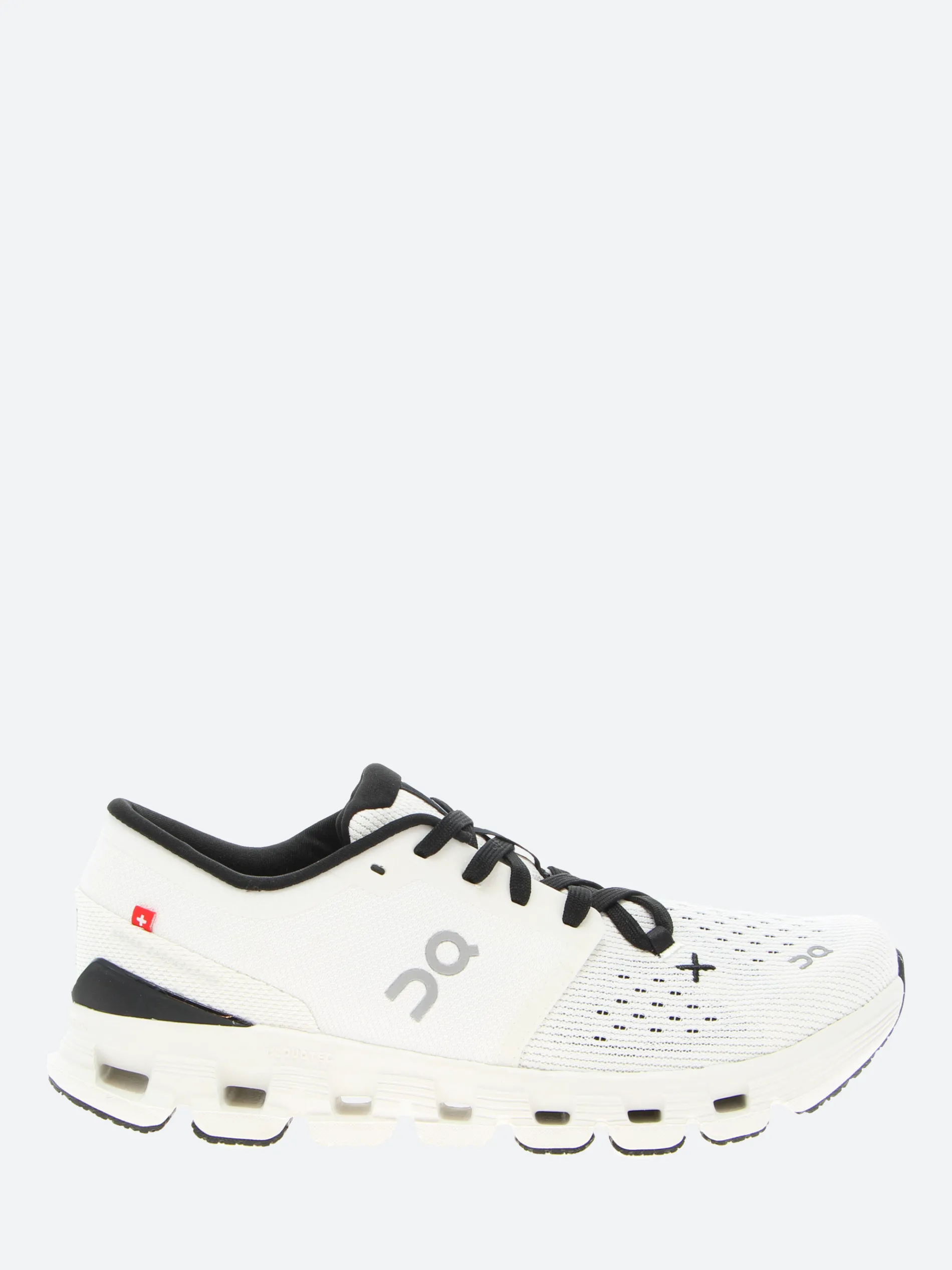 On - Women's Cloud X 4 in Ivory and Black