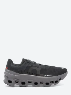 On - Women's Cloudmonster in Black and Magenta