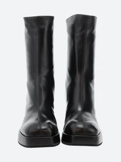 Open Close - Plata 02 in Black Nappa (Black)