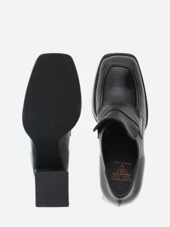 Open Close - Plato 01 in Black Nappa (Black)