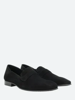 Pantanetti - 17123B Flat Loafers in Nero Talc