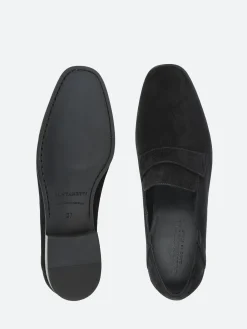 Pantanetti - 17123B Flat Loafers in Nero Talc