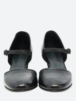 Pantanetti - 17102B Mary-Jane Pumps in Nero Fjord