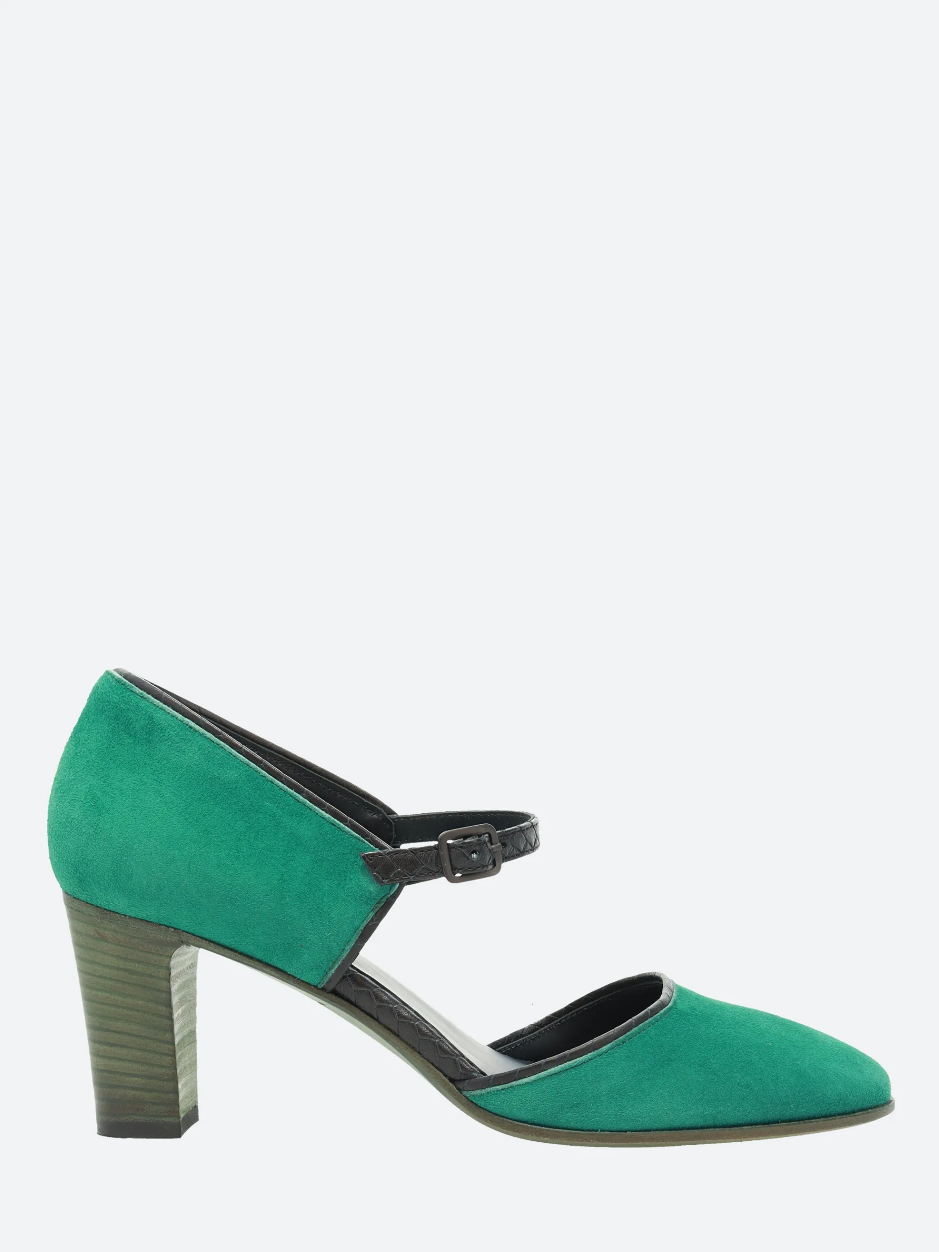 Pantanetti - 17102B Mary-Jane Pumps in Smeraldo