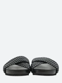 Pantanetti - 17075C Cross Strap Slide in Nero