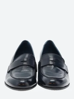 Pantanetti - 16020E Heeled Loafer in Denim Langos