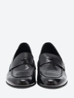 Pantanetti - 16020E Heeled Loafer in Nero Shiver