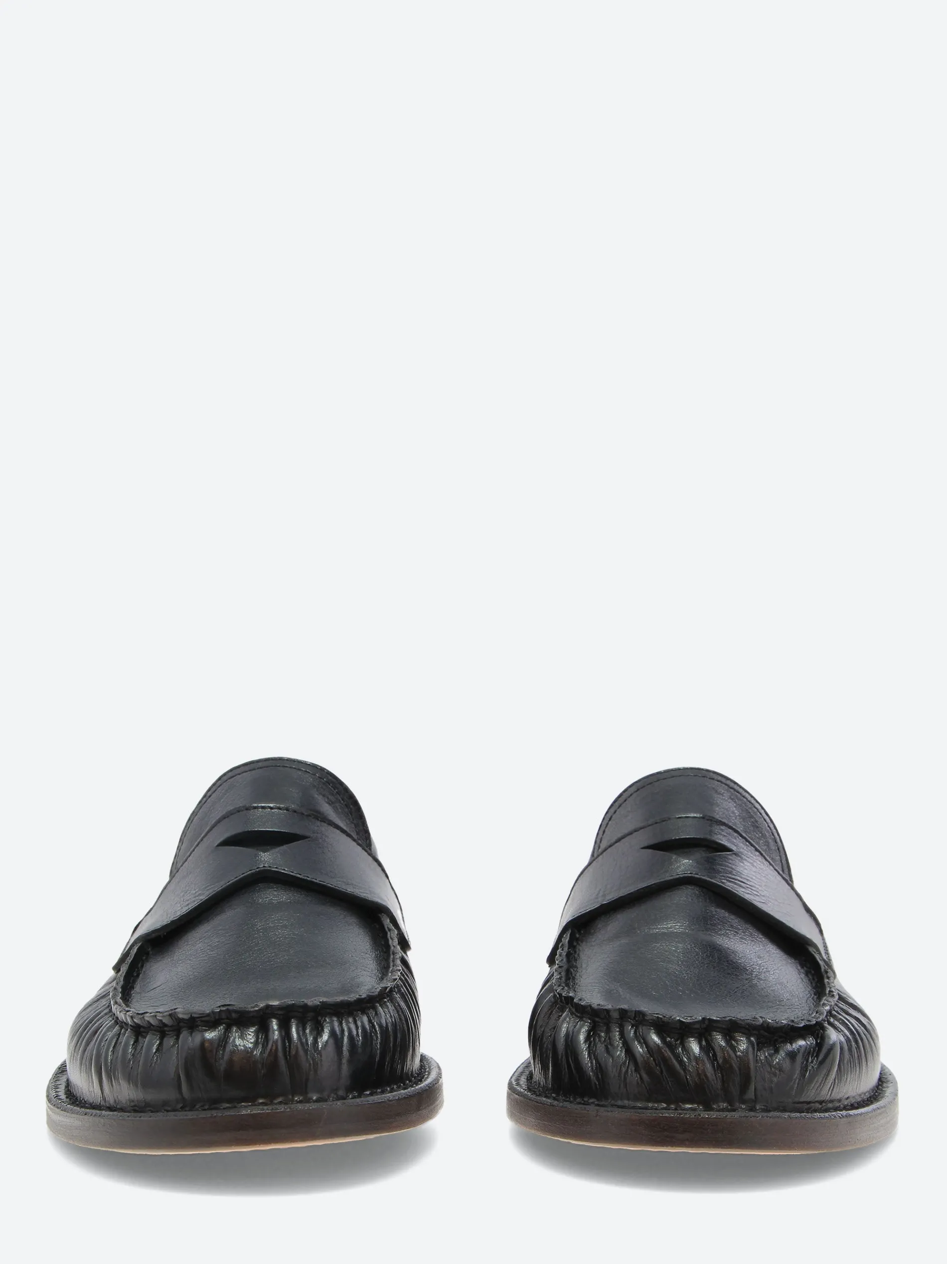 Pantanetti - 18542F Penny Loafers in Nero Futh