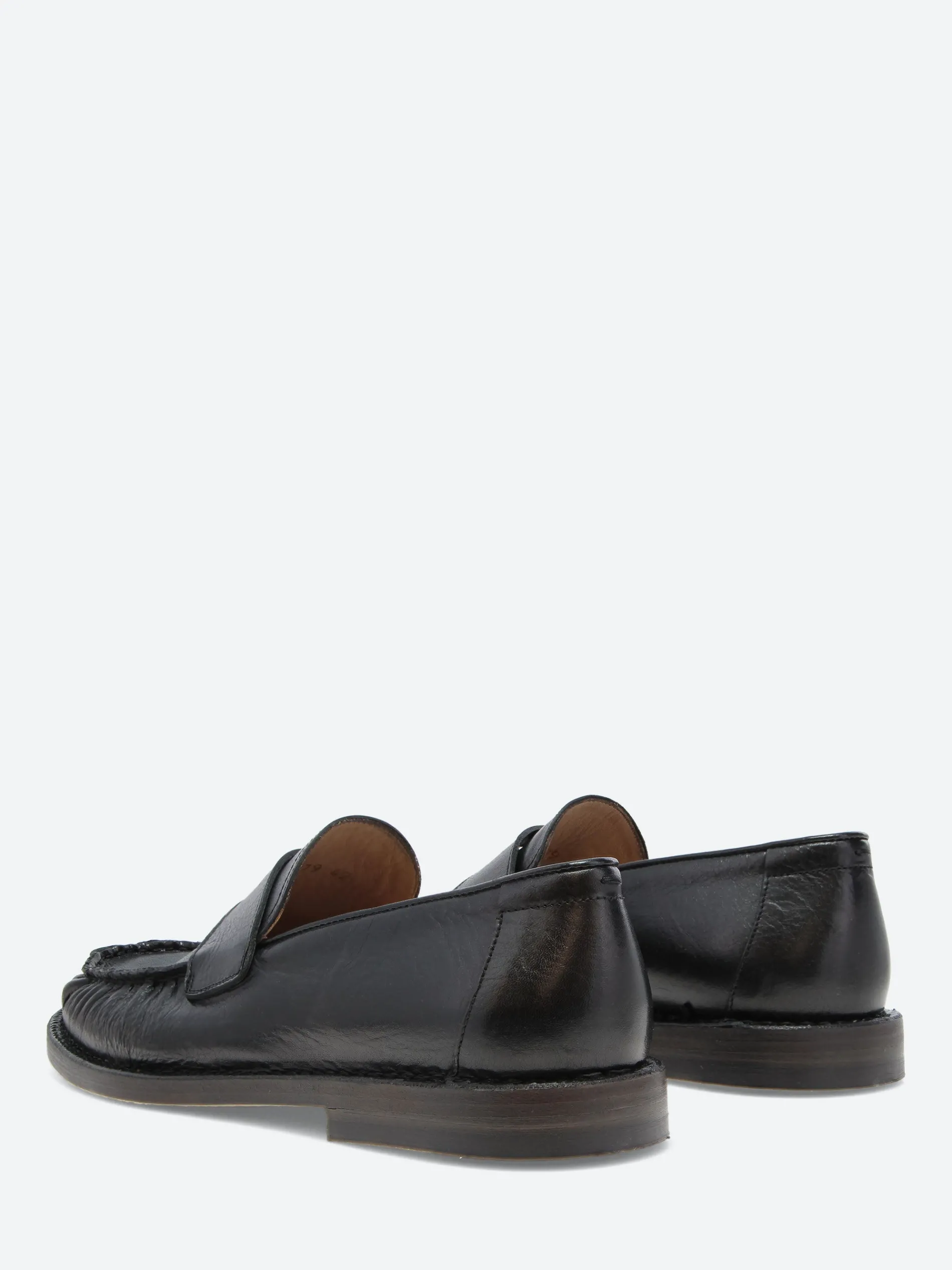 Pantanetti - 18542F Penny Loafers in Nero Futh