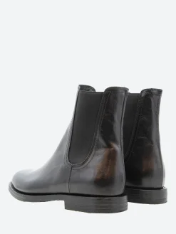 Pantanetti - Plaine Chelsea Boots in Kinder Nero