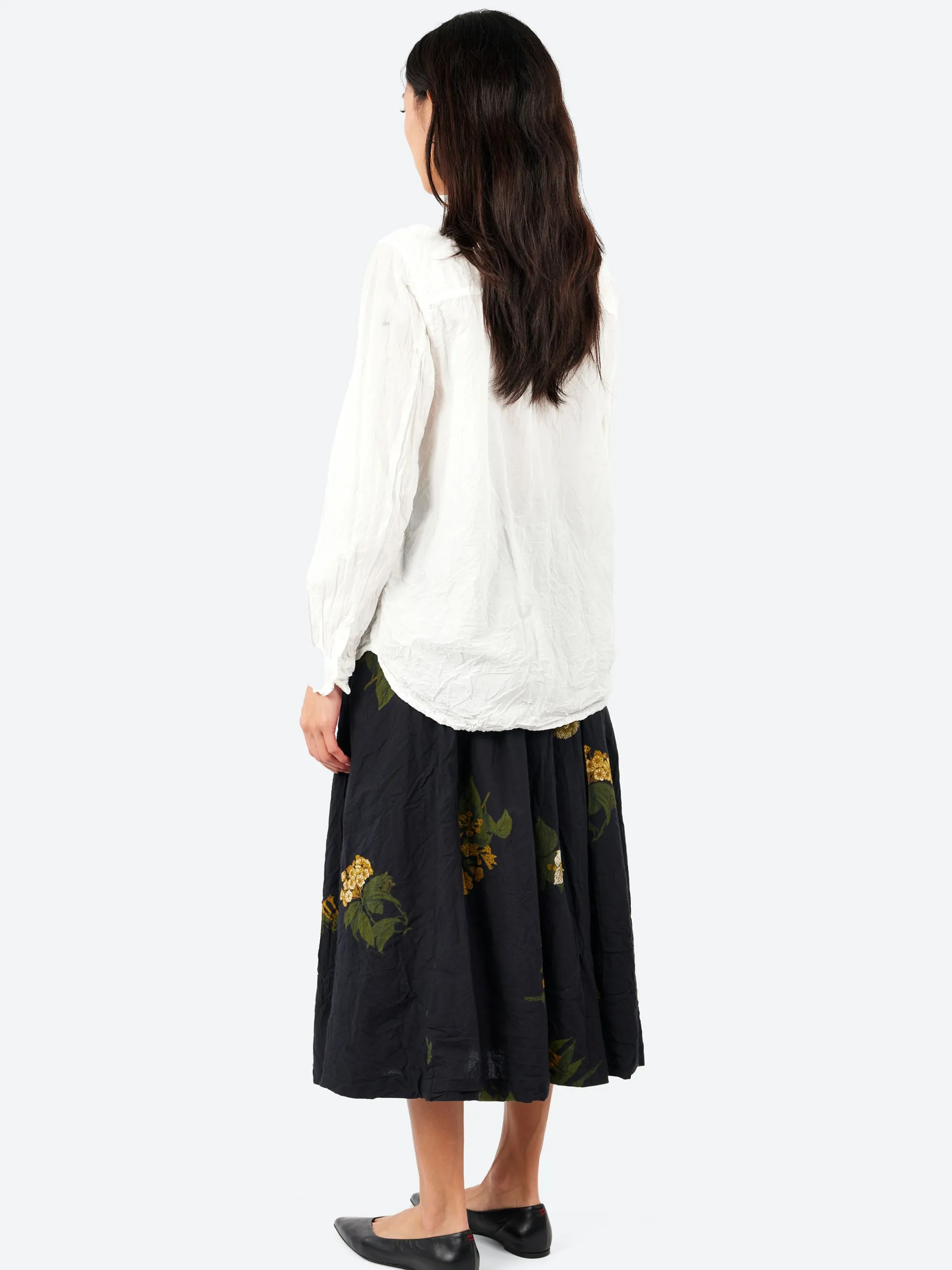 Pas de Calais - Classic Crinkle Shirt in White