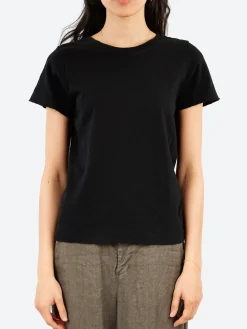 Pas de Calais - Crew Neck T-Shirt in Black