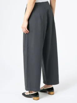 Pas de Calais - Denim Wide Pants in Black