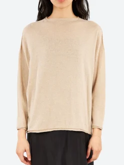 Pas de Calais - Square Pullover in Beige