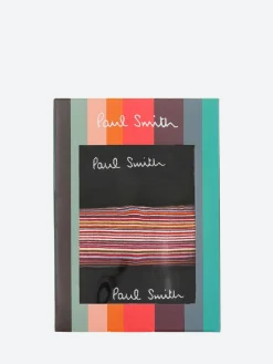 Paul Smith - Black Mixed Stripe Boxer Briefs Three Pack