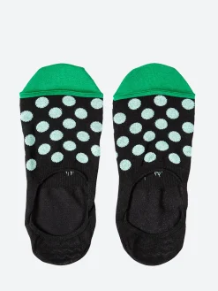 Paul Smith - Bright Spot No Show Socks in Black