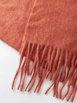 Paul Smith - Cashmere Knitted Scarf in Rust