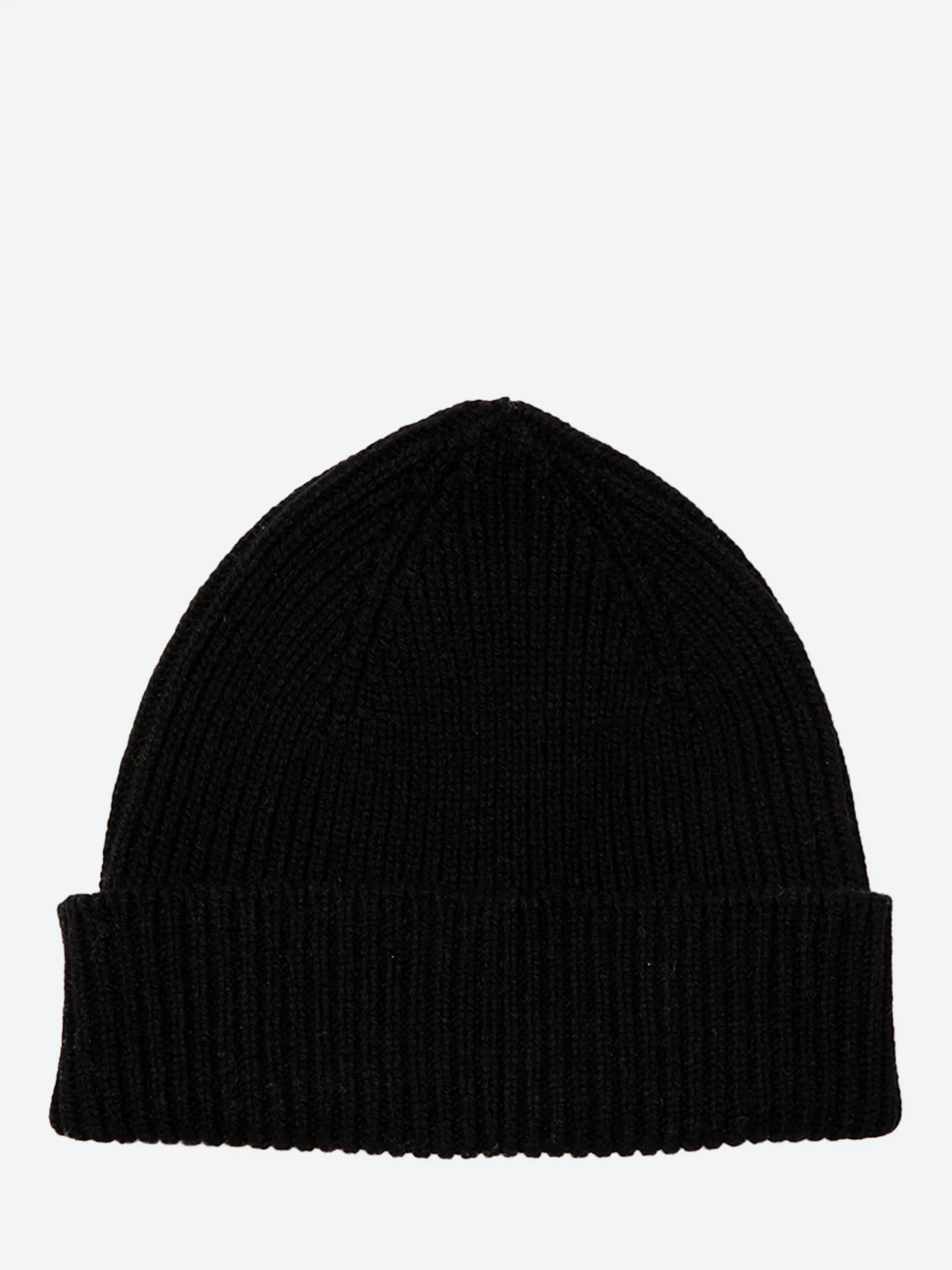 Paul Smith - Cashmere-Blend Ribbed Beanie Hat in Black
