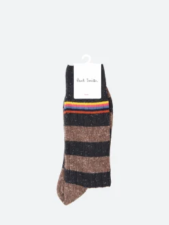 Paul Smith - Darren Chunky Sock in Brown