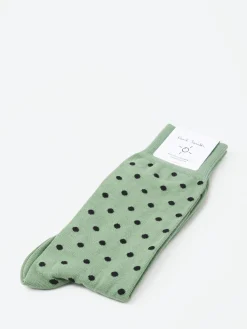 Paul Smith - Fernando Polka Sock in Green 33