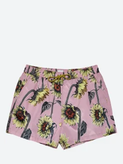 Paul Smith - Sunflower Print Swim Shorts in Pink