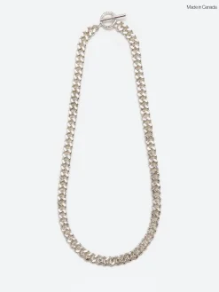 Pearls Before Swine - Spliced L Necklace in Silver