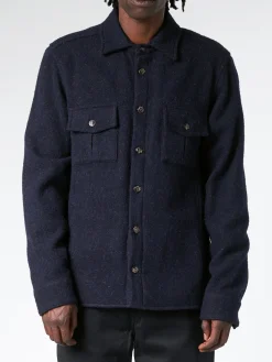 Peregrine - Dexter Overshirt in Navy