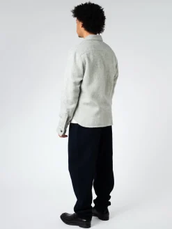 Peregrine - Dexter Overshirt in Light Grey