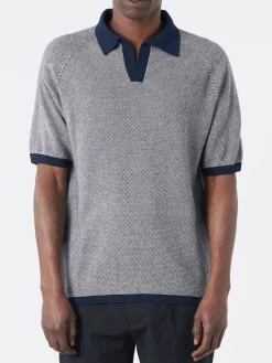 Peregrine - Lynton Polo Shirt in Navy