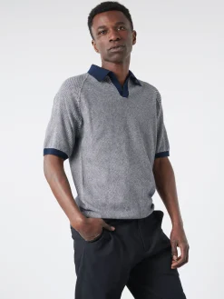 Peregrine - Lynton Polo Shirt in Navy