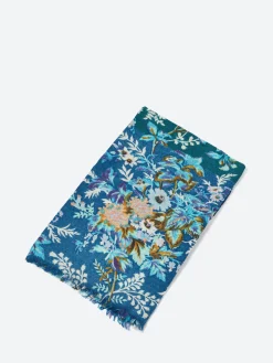 ÉPICE Paris - Stole Spice Flower 2 in Ocean