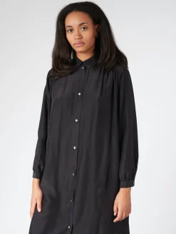 Pomandere - 3293 Shirt Dress in Black