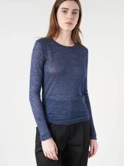 Pomandere - Long-Sleeved Shirt in Navy