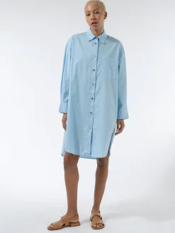 Pomandere - Shirt Dress in Sky Blue