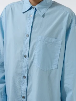 Pomandere - Shirt Dress in Sky Blue