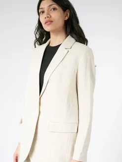 Pomandere - Single-Breasted Jacket in Pearl