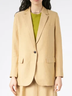 Pomandere - Single-Breasted Jacket in Amber