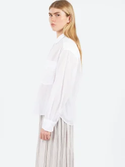 Pomandère - Button Up Shirt in Optical White