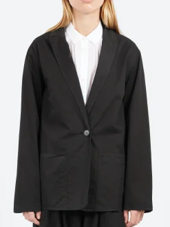 Pomandère - Cotton Gabardine Jacket in Black