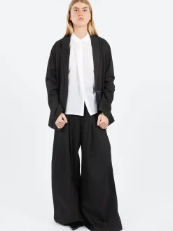 Pomandère - Cotton Gabardine Jacket in Black